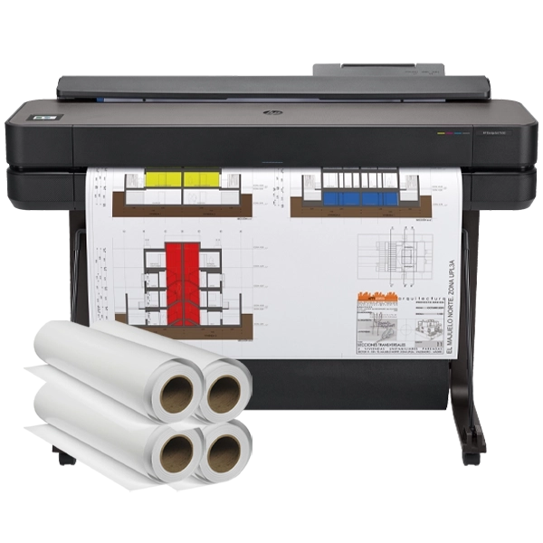HP DesignJet T650 36-in Printer with 2-year Next Business Day Support