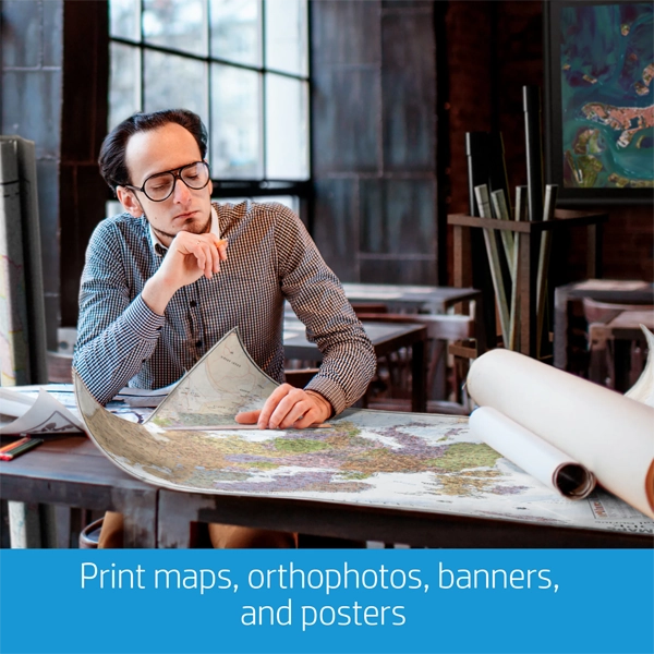 HP DesignJet Z6 Large Format PostScript Graphics Printer 24-in prints posters