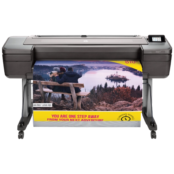 HP DesignJet Z6 44in_1 The HP DesignJet Z6 44" Printer printing a landscape photo