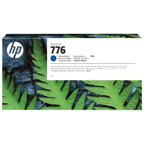 HP 776 1-liter chromatic blue ink cartridge for pro printer