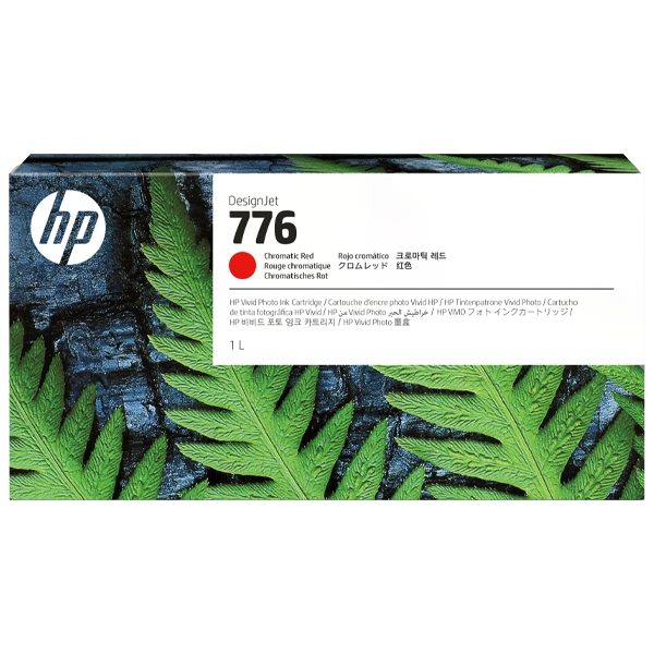 HP 776 1-liter chromatic red ink cartridge