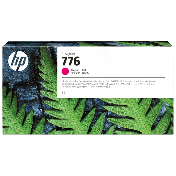 HP 776 1-liter magenta ink cartridge for HP printer