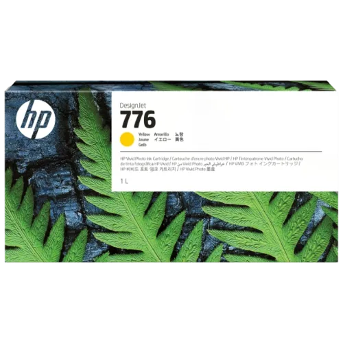 HP 776 1-liter yellow ink cartridge for 64-in Z9+