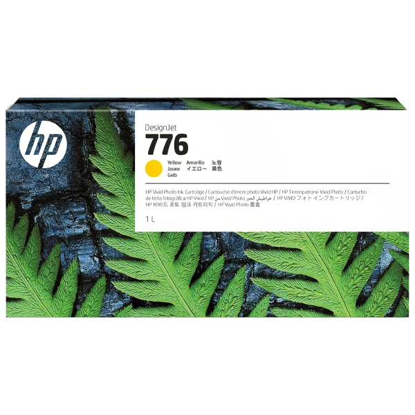 HP 776 1-liter yellow ink cartridge for 64-in Z9+