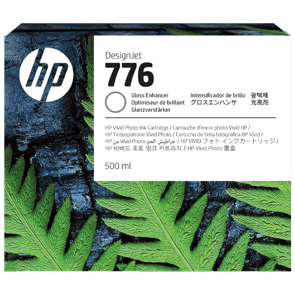 HP 776 500-ml gloss enhancer ink cartridge for poster printer