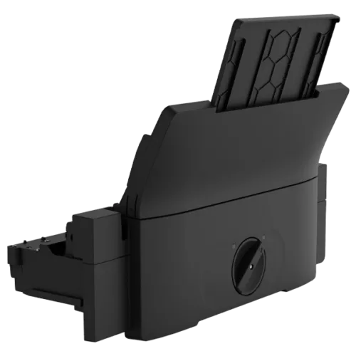 HP designjet T200 T600 24in automatic sheet feeder rear view