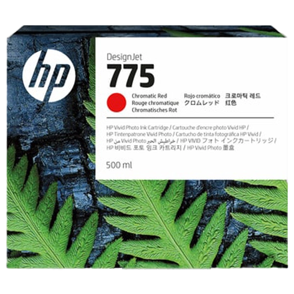 HP 775 500-ml chromatic red ink cartridge for professional poster printers