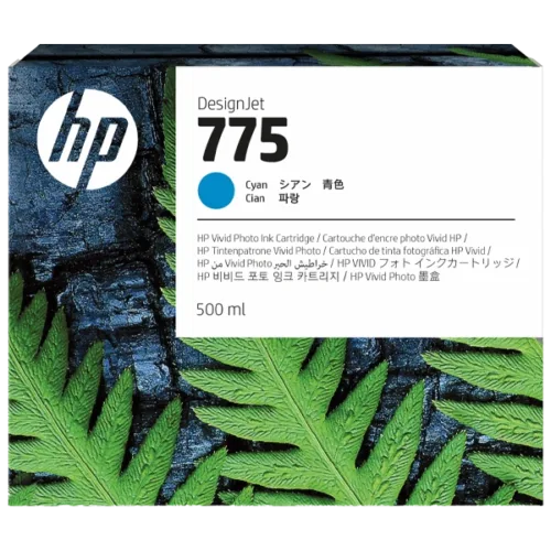 HP 775 500-ml cyan ink cartridge for poster making machine