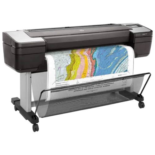 HP DesignJet T1600dr 36-in PostScript Printer ideal for GIS map printing