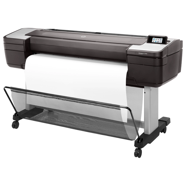 HP DesignJet T1600dr 36-in PostScript Printer producing vibrant large-format posters