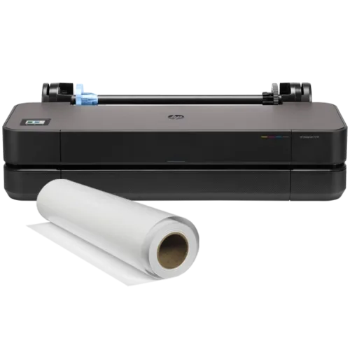 HP DesignJet T250 24" Plotter Printer with 2-year Warranty front view
