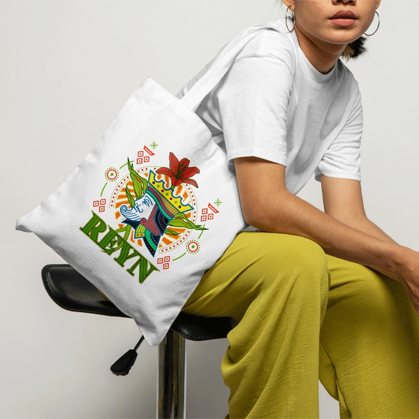 Roland VersaSTUDIO BY-20 Printer printing tote bag graphics