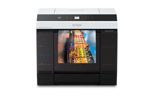 SureLab D1070DE Professional Minilab Photo Printer featuring double-sided printing capability